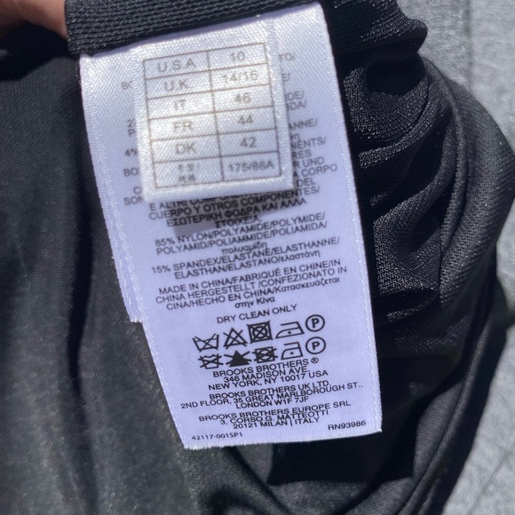 Brooks Brothers Gray Women's Dress Size 10 - Picture 10 of 10